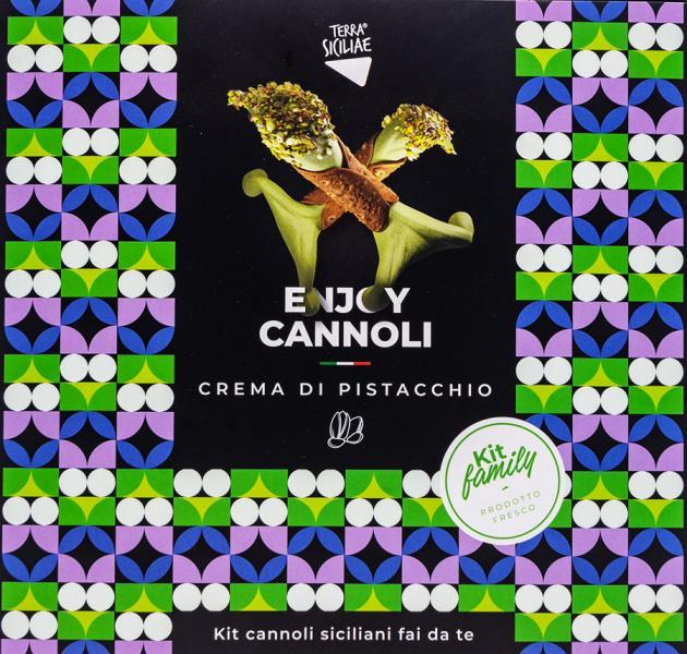 Kit Cannoli Family 20 mignon con crema al pistacchio